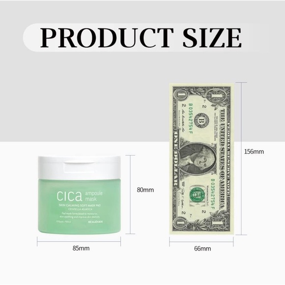 Ampoule Korean Toner Pads Centella Asiatica Extract Deep Hydration Quick Calming - Picture 4 of 12